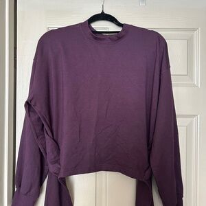 NWOT Athleta Open Back Sweatshirt